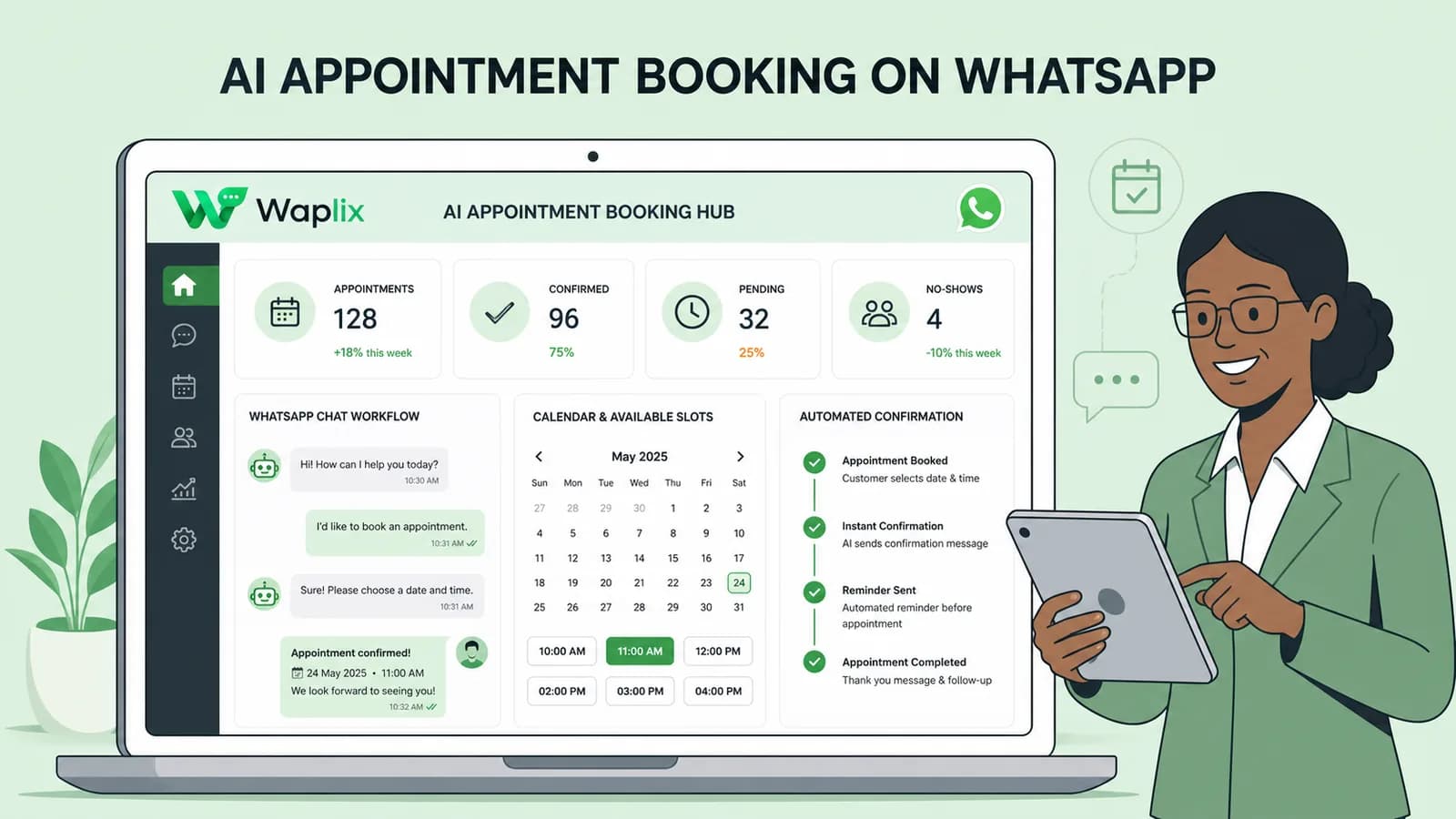 AI Appointment Booking on WhatsApp