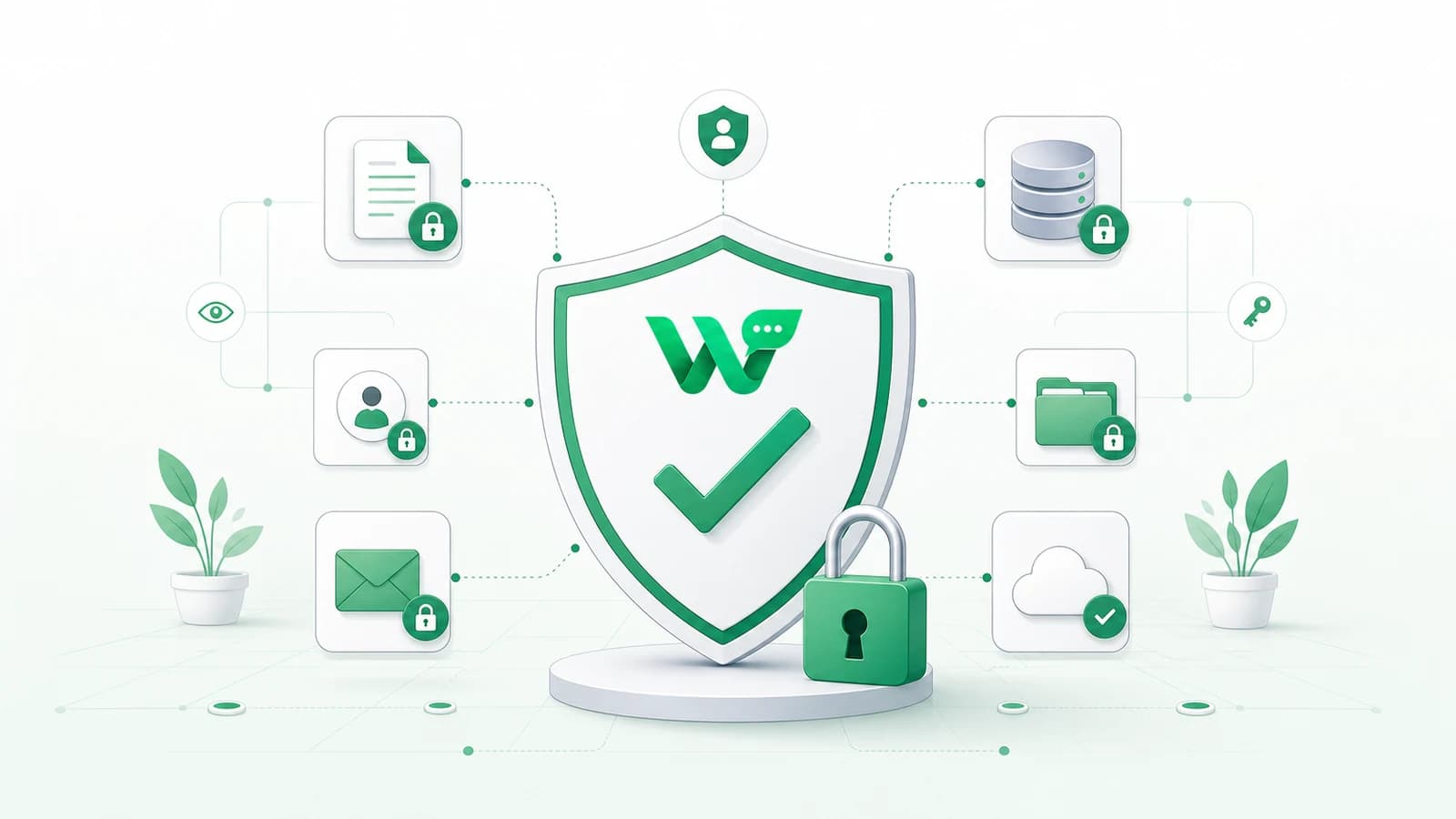 Waplix privacy shield protecting encrypted account, message, and cloud data